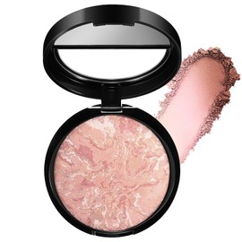 SHEBEEDO Colour Correcting Powder Foundation, Long-lasting 24H Wear, Shimmer Brick Pressed Bronzer, Full Coverage, Transfer,Matte Natural Finish, New Formula (#02 Fair)