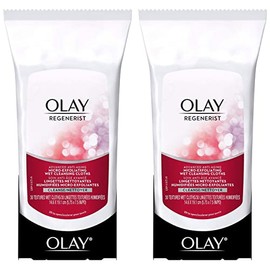 OLAY Regenerist Advanced - Paos de limpieza antiedad microexfoliantes, 30 unidades cada uno (2 unidades)                                              
