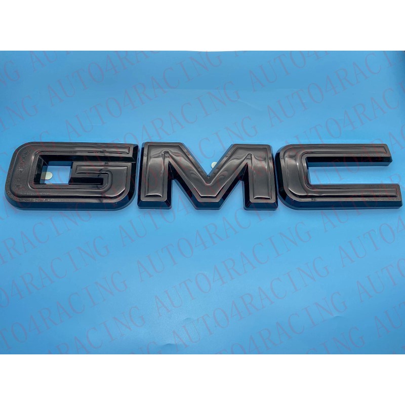 Auto OVERLAY Front Gloss Black Emblem Overlay Fit 2021-2022 GMC