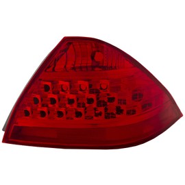 HEADLIGHTSDEPOT Tail Light Compatible With Honda Accord 06-07 Sedan Rear Right Passenger Tail Lamp