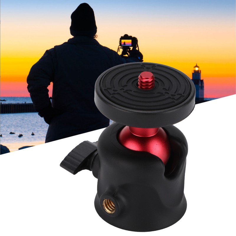 360° Rotation Mini Ball Head Plastic Material Aluminum Alloy Tripod