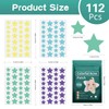 112 Counts Pimple Patch Stars, Star-Shaped Pimple Patch, Hydrocolloid Acne