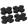 4pcs Bow Limb Dampener Wear Resistant Rubber Reducing Noise Vibration