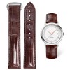 FOUUA Watch Strap for Omega Watch Straps Leather 19 mm
