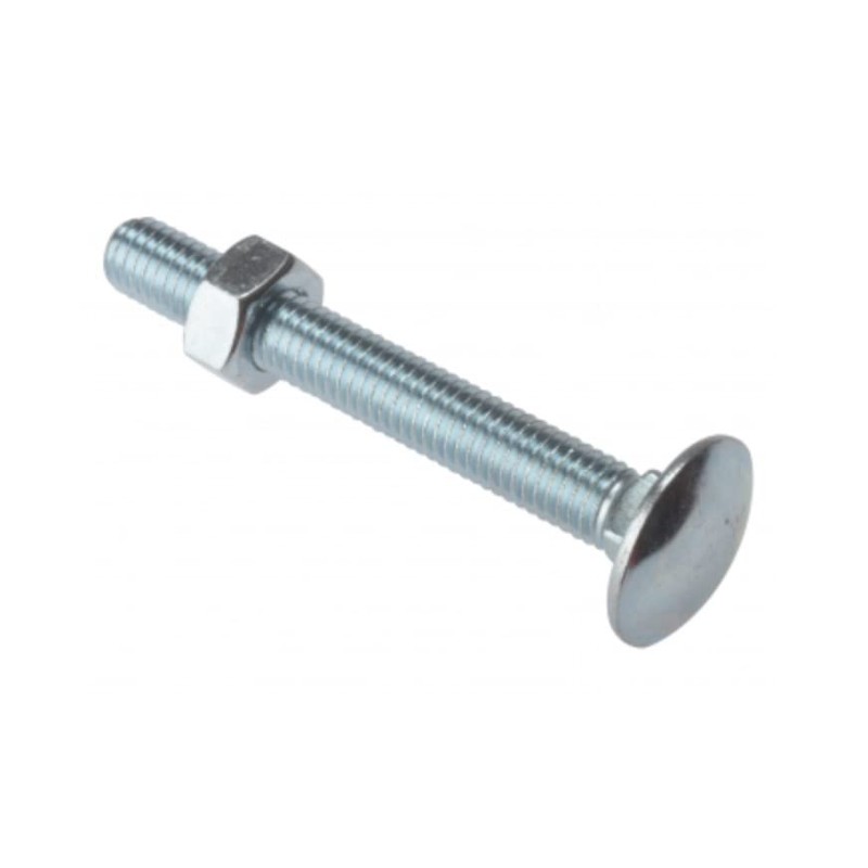 M8 (8mm x 100mm) Cup Square Carriage Bolt and Nut