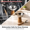 Lonshield Stainless Steel Dessert Bowls Set of 4 with Wooden