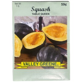 Set of [25] Vegetable Seed Packs - 100% GMO Free - Heirloom - Black Duck Brand (25, Squash- Table Queen)