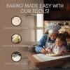 Sourdough Basket Set, 9" Round & 10" Oval Proofing Baskets