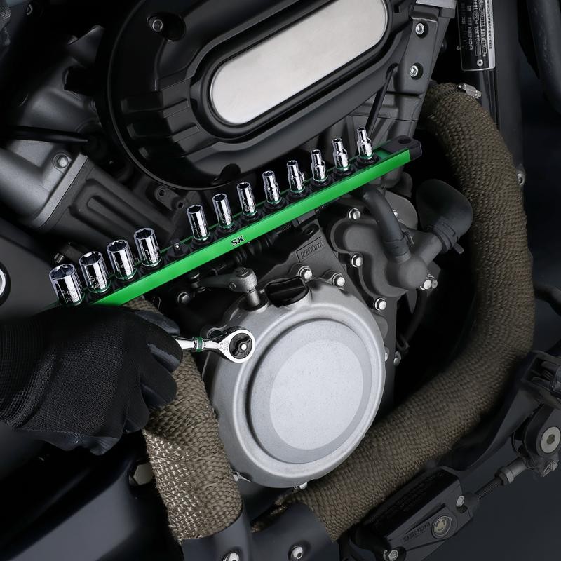 #LaborDay SK 1/4" Drive Socket Set, SuperKrome Finish, Premium CR-V