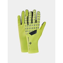 Ronhill Running, Afterhours Glove, FlYel/Charcoal/Rflct, S