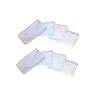 8 Pcs Plastic Clear Table Shims, Level Wedge Shims for