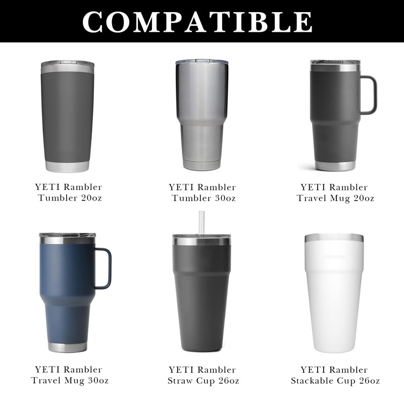Linkidea 6 Pack Water Bottle Bottom Pad Compatible with YETI