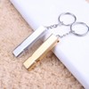 2 Pieces Emergency Whistle Outdoor Survival Safety Whistle Metal Keychain