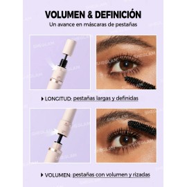 SHEGLAM Lash Besties Rimel para Pestañas 2 en 1 Máscara de Pestañas Volumen Alargador y Definición Fórmula Ligera Fácil de Remover Ideal para Uso Diario