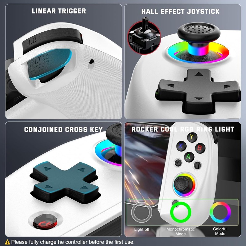 MR. GADGETS Gamepad inalámbrico Bluetooth Joystick Mando Game Controller con
