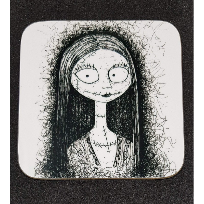 Nightmare Before Christmas coasters from Original Artwork by NJP Pastel