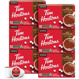 Tim Hortons Original Hot Chocolate, Single Serve Keurig K-Cup Pods, 60 Count