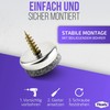 Filzada® 50 x Felt Gliders Screws Diameter 22 mm Professional