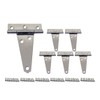 QCAA Stainless Steel Heavy Tee Hinge, 4" x 3-1/8" x