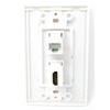 RiteAV - 1 Cat5e Ethernet and 1 HDMI Screwless Decorative