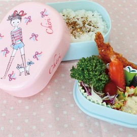 Shinzi Katoh Lunch Bento Box: 2 stages Compact Box Cheri Design