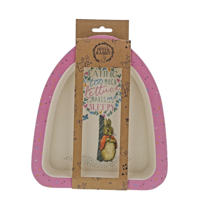 Beatrix Potter A28796 Flopsy Organic Plate