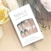 Spring Press on Almond Nails Medium Glossy Full Cover Almond