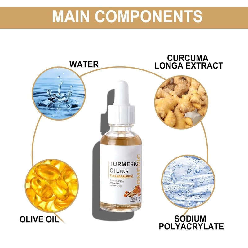 Turmeric Dark Spot Corrector Serum, Natural Turmeric Dark Spot Corrector
