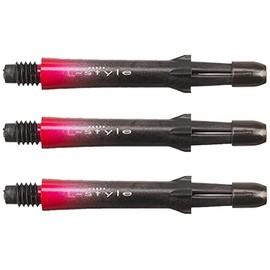 LSTYLE Dart Shafts: L-Shaft Carbon - Two Tone Ombre Gradient Stems - Red 260 in-Between Length