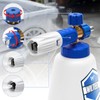 WILTEEXS Snow Foam Lance 1/4” Quick Connect, Adjustable Foam Cannon