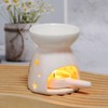 TRIXES Ceramic Tea Light Holder - Essential Oils and Wax