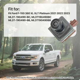 ML3T-19G490-BC Front View Camera for Ford F-150 360 XL XLT Platinum 2021 2022 2023, OE Front Grill Camera Replaces ML3T19G490BC, ML3T-19G490-BB, ML3T19G490BB by GreenYi