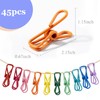 45 Pcs Chip Clips - 2 Inch Random Multi-Colored Waterproof