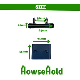 Bed Slat Centre Caps Holders [4 Pack] Replacement Plastic Bed Slat Holders, Slat Bracket Cover for Single Double King Queen Size Beds