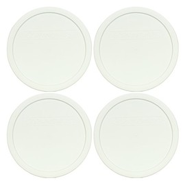 Corningware F-5-PC French White 1.5qt Round Plastic Cover (4 Pack)