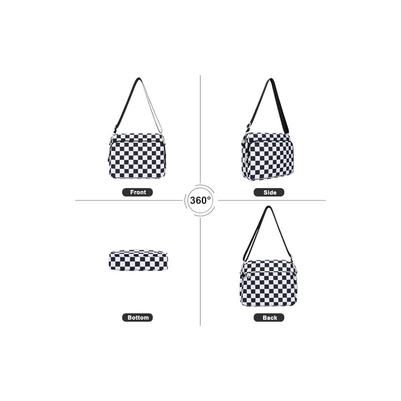 Bolso Cruzado Antirrobo de Nylon con Protección RFID – E‑Tree