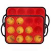 Datunsu Silicone Muffin Pan, Metal Reinforced Frame Regular Size 2.8