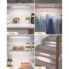 WILLED Motion Sensor Light Indoor, Battery Display, 60 LED Touch