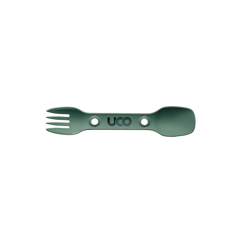 Uco 27011 Outdoor Camping Outdoor Cutlery Utility Spoke 2pac Green/Charcoal