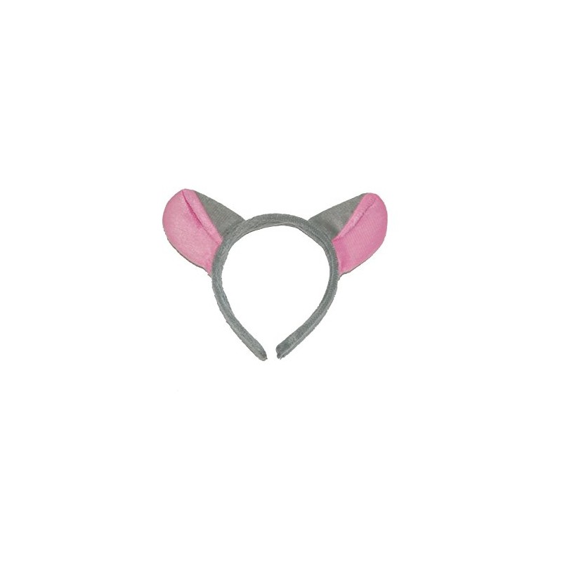 GIZZY® Girls Grey and Pink Mouse Ears on Head band.