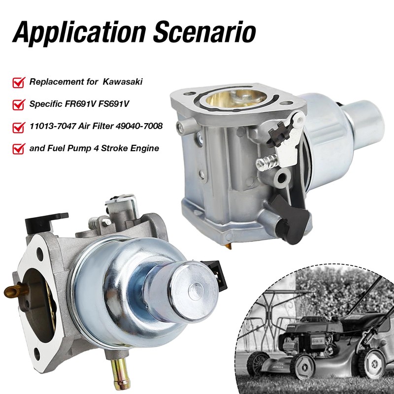 Anxingo 15004-0985 Carburetor Replacement for Kawasaki FR651V FR691V FR730V FS481V