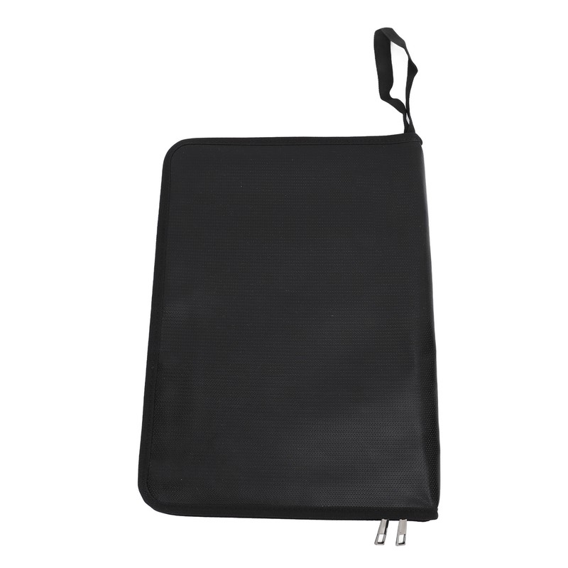 Fireproof Document Bag Professional Safe Heat Insulated 12 Pages Waterproof