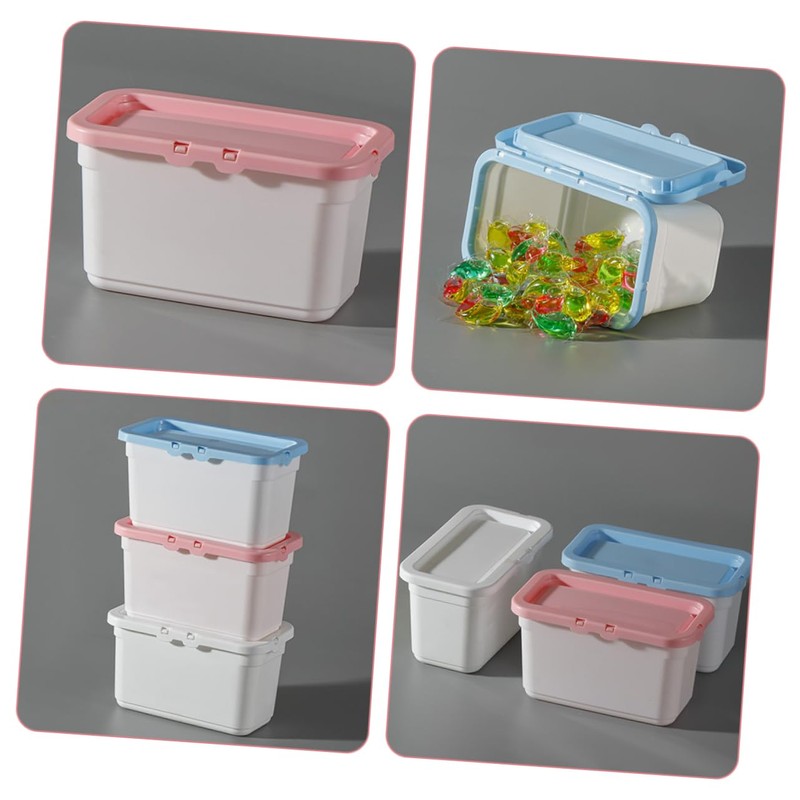 iplusmile 3Pcs Laundry Box Storage Container with Lids for Laundry