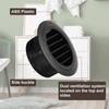 PATIKIL 5 Inch Round Air Vent Cover, Soffit Vents ABS