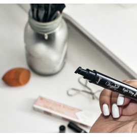 Eyeliner Stamp – Wingliner by Lovoir Black, waterproof, smudgeproof, winged long lasting liquid eye liner pen, Vamp style wing, 2 Pens In A Pack (Triple Pack Combo, Midnight Black)