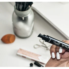 Eyeliner Stamp – Wingliner by Lovoir Black, waterproof, smudgeproof, winged long lasting liquid eye liner pen, Vamp style wing, 2 Pens In A Pack (Triple Pack Combo, Midnight Black)