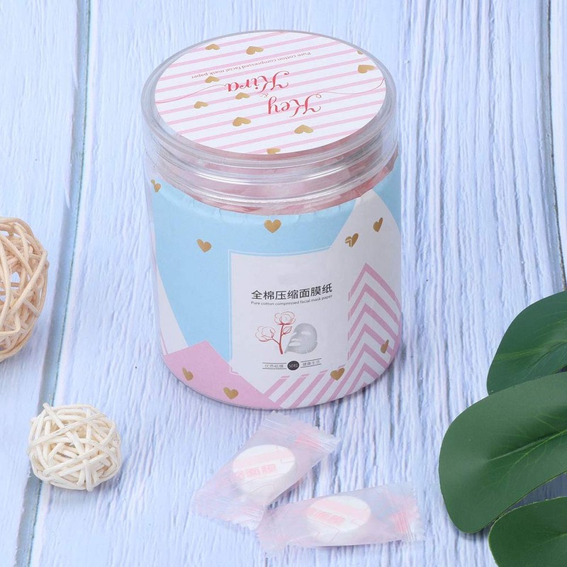 50Pcs/Pack Compressed Face Mask, Disposable Self-made Skin Care Compressed Face