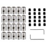 20Pcs Pin Backs Locking Metal Pin Locking Pin Backs for