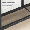 HOOBRO Console Table, Narrow Side Table, Sofa Table, 4-Tier Industrial