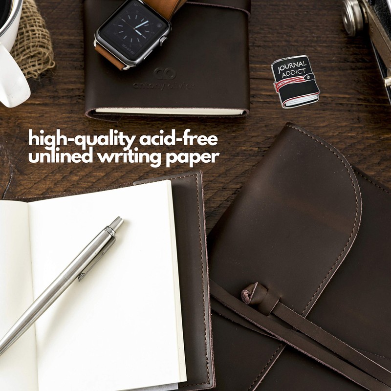 Antony Olivier Real Leather Journal | A6 Writing Notebook and